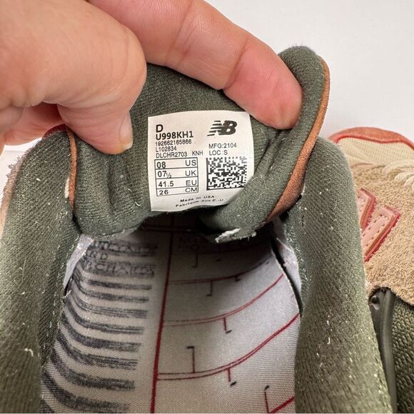 New Balance 998 Ronnie Fieg & Frank Lloyd Wright Foundation Chutney Size US 8 main image 2